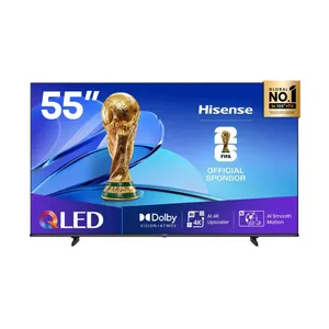 شاشةت هايسنس من 50 الى 85 بوصة. موديل q6q سنة 2025. 4k qled 60Hz. نظام تشغيل Vidda