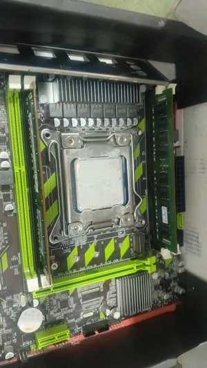 مذربورد X79G DDR3 مع معالج 2680 مع مبرد قوي وكيبورد RGP وماوس اقرى الوصف