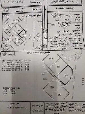 للبيع ارض سكنية القصف زاويه موقع ممتاز جداً