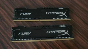 رامات HyperX Fury RGB - 16GB (2x8GB) DDR4 2666MHz