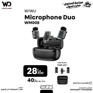 WIWU Microphone Duo Wireless Microphone ANC WM008