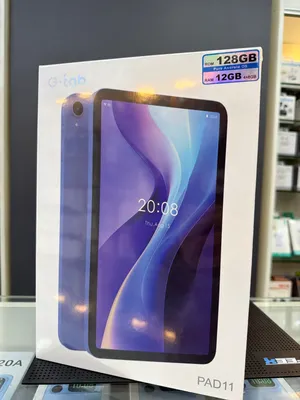 Gtab pad11 12ram 128gb new/ مدخل خط جديد جديد مكفول سنة من الوكيل مع كفر وشاحن