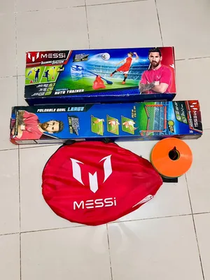 Kids Football Goal & Training Set (Official Messi Gear) - 4 Pieces