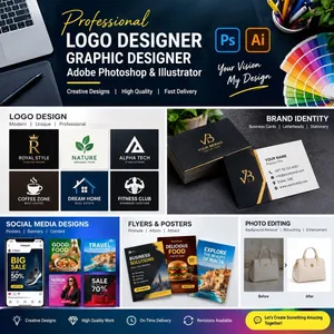 Professional Logo Designer  Graphic Designer  Adobe Photoshop & Illustrator
