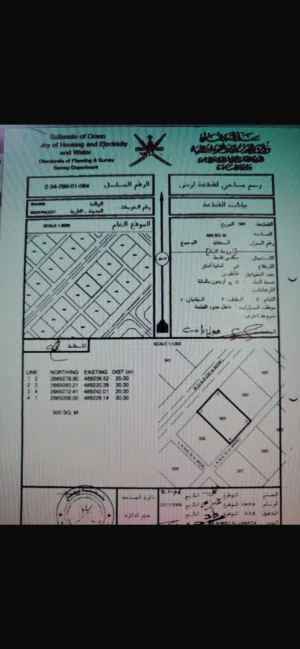 ارض للبيع وسط حي سكني بسعر مناسب