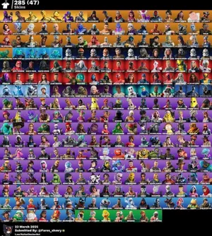 حساب فورت للبيع 300 سكن و ترافس سكوت و سكنات نادره و سيزن 3 وانت طالع عطني سعرك وما نختلف عليه