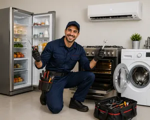 صيانه ادوات منزليه غسالا ثلاجات افران غاز مكيفات