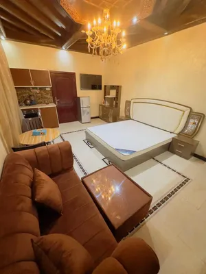 استديو غرفه ومطبخ وحمام وبلكونه في بوشر A furnished room bathroom and