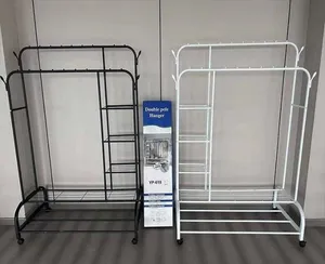 Clothes hanging rack with shoe rack bottom with 85 kgs