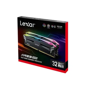 رامات 32 جديده DDR5 قطعتين 16 Lexar DDR5 Ares 32gb 16 2