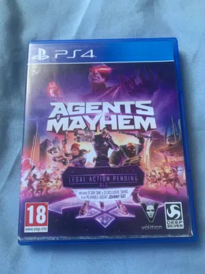 Agents Mayhem + Fifa 22 + Fifa 20 + Ghost Recon Break Point + Call Of Duty -Black Ops Cold War Ps4