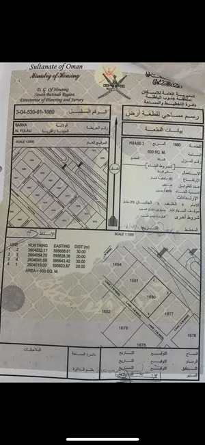 للبيع أرضين شبك الفليج الثانيةبركاء  أنا المالك والملك لله جنب منازل قائمة موقع Vip