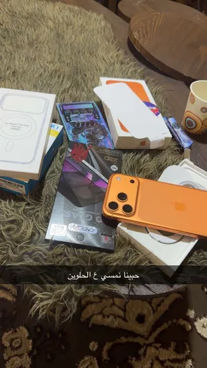 ايفون بحاله الوكاله بطاريه 91 اللوان برتقالي جهاز نظيف