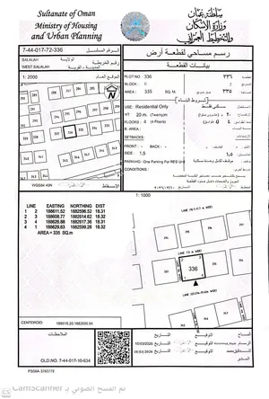 ارض سكنيه استعمال تجاري/فرصه للي حاب يبني بنايه او بيت شقق يجيه دخل على طول الموقع يتكلم عن نفسه