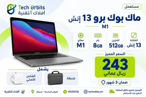 MacBook Pro M1 13-inch 8GB RAM 512GB SSD