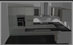 مطبخ  متكامل   بتصميم اوروبي جديد لم يستخد ابدا.( من شركه محسن حيدر درويش)