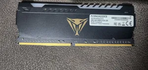 متوفر رام DDR4 16GB RGP بسعر 350 شيكل RAM PATRIOT   RGB 3200MHz 1X16GB DDR4