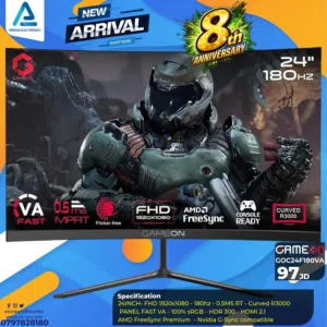 شاشة جيم اون Monitor GameOn 24inch FHD 180Hz بافضل الاسعار