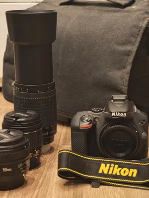 كاميرا Nikon D3500 DSLR bundle مع طقم تصوير احترافي
