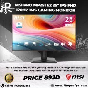 24.5 MSI monitors for sale in Amman