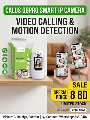 CALUS Q8Pro Smart IP Camera – Video Calling & Motion Detection