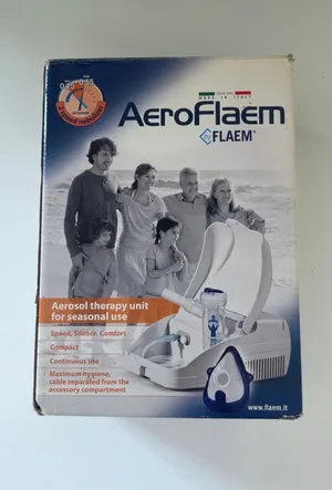 Aerosol therapy unit for seasonal use ( جهاز تبخير لمعالجة ضيق التنفس والحساسية للكبار والصغار )