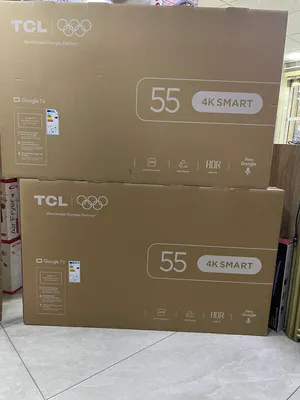 شاشات TCL حجم 55 بوصه سمارت فوركي سعر حرق