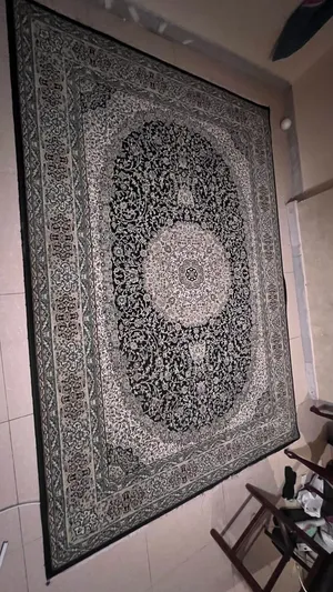 Persian carpet green very large