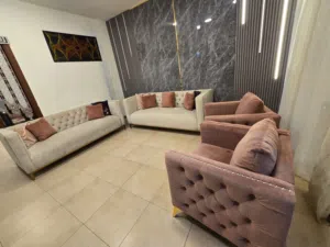 طقم كنب امريكي - *8* مقاعد تفصيل أفخم أنواع الخشب السويد ، أسفنج دنلوب مخدات هول