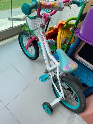 Spartan Flora Kids bicycle 16’ tires with training wheels, no rust and working well! No damage!