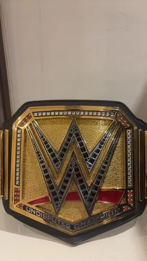 حزام WWE الذهبي الجديد .