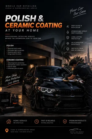 Polish and ceramic coating