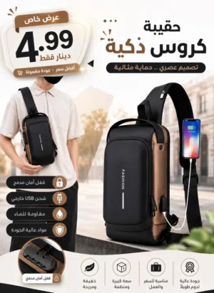 احدث واقوى حقيبة ذكية الاصلية المناسبة لكل الاشخاص متعددة الاستخدام المقاومة للماء والسرقات