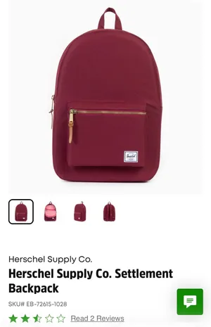 Herschel Settlement Backpack – Windsor Wine / Burgundy