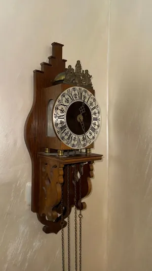Vintage 1965 Hermle (FHS) Zaanse-Style 8-Day Wall Clock