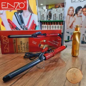 فير شعر عريض 980 حراره + سيروم ENZO لعمل الشعر ويفي لولبي مجعد الشعر كيرلي الشعر