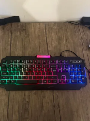 كيبورد قيمينق FANTECH K511 HUNTER PRO 104 مفاتيح، أبعاد 34mmx187x458 باقي المواصفات في الوصف.