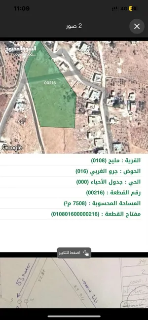 ارض لقطه في مادبا من المالك مباشرة
