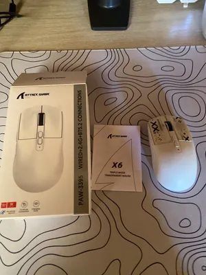 ماوس attack shark x6 مستعمل بحاله الوكاله
