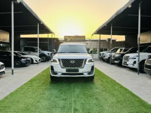 نيسان باترول بلاتينيوم موديل 2022 خليجي محرك 5.6 لتر V8 فل أوبشن