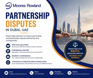 Partnership Disputes in Dubai, UAE