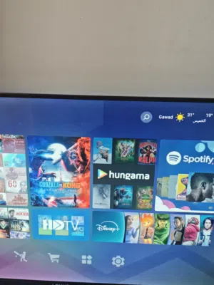 السلام عليكم شاشه ال جي حجم 32 سمارت فول HD كلشي بيها تطبيقات ويوتيوب وانترنيت