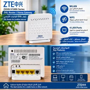 ZTE DSL Router for Landline price 10$   Internet Model ZXHN H108N Power 12V - 1A