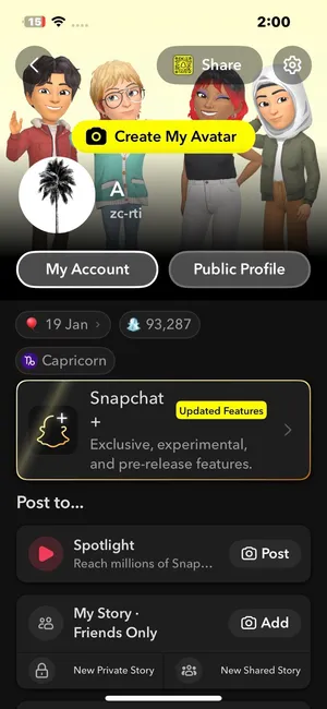 حساب سناب شات جاهز ومميز بمواصفات عالية ونقاط تفاعل ممتازة