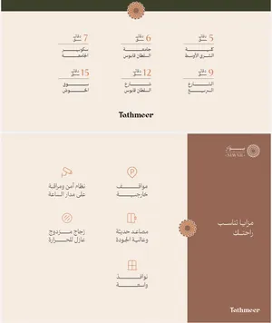 شقة سكنية للبيع قيد الانشاء في موقع مميز في ولاية السيب-الخوض -دوار الفير .
