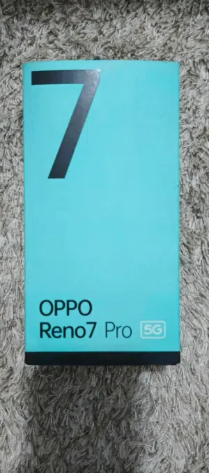 OPPO Reno 7 pro 5g ram 24  g256  بحال الوكاله استخدام  بسيط