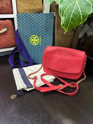 Red Tory Burch cross body bag