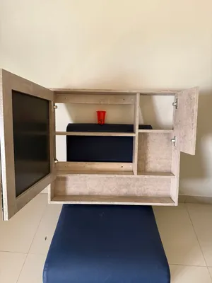 Mirror with storage for the wall