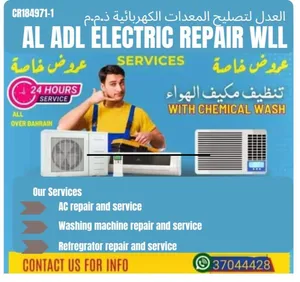 Repair AC .Refrigerator and washing machine