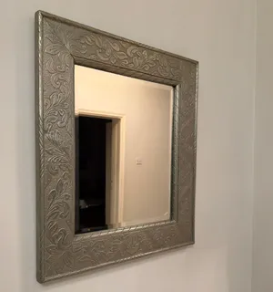 Silver mirror hand made